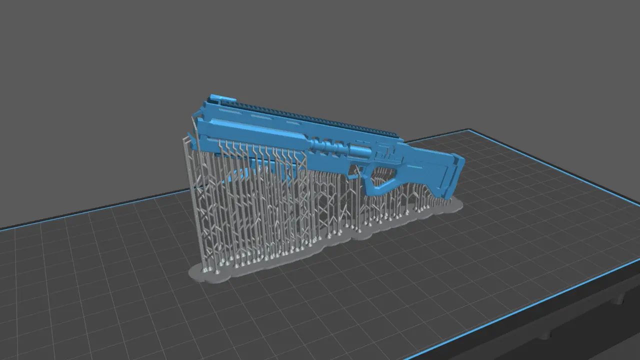 3D Printable of a model gun