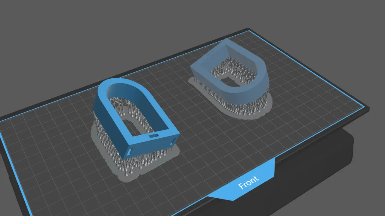 3D Printable for a T5 fluorescent tube light mount